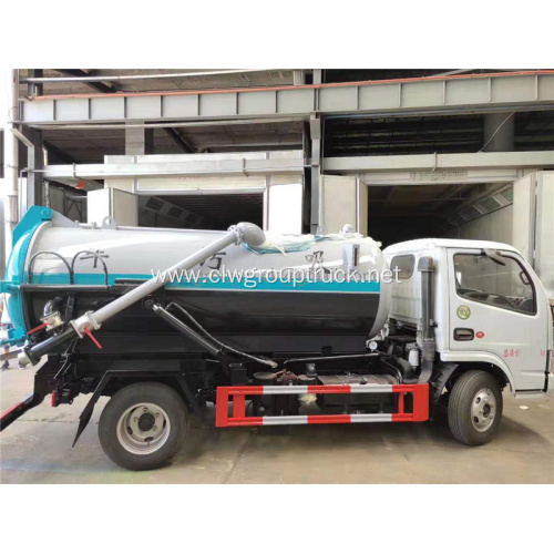 5cbm fecal suction truck vacuum truck